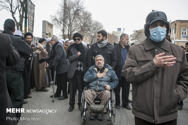 اجتماع بزرگ فاطمیون در تبریز