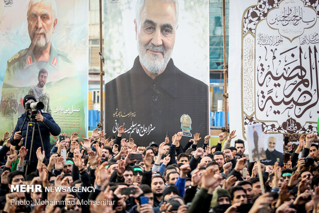 عزاداری شهادت حضرت زهرا(س) درمیدان امام خمینی(ره)