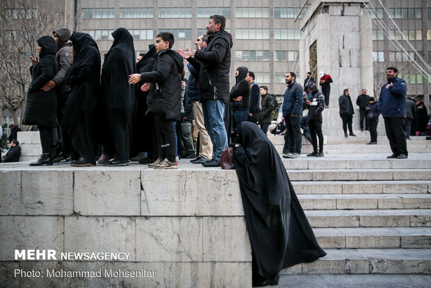 عزاداری شهادت حضرت زهرا(س) درمیدان امام خمینی(ره)