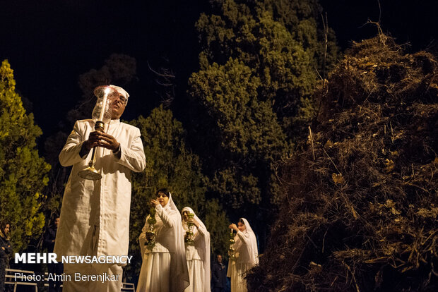 Ancient festival of 'Sadeh' in Shiraz