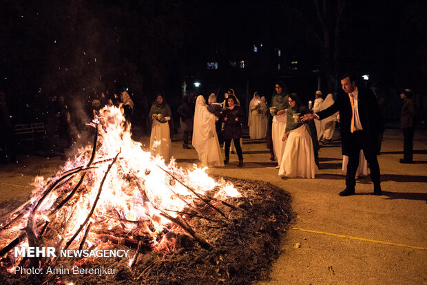 Ancient festival of 'Sadeh' in Shiraz