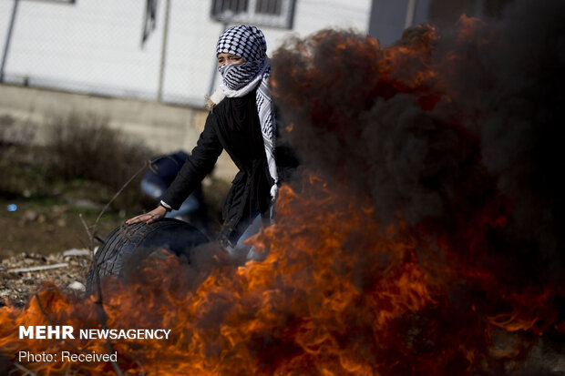 درگیری میان شهروندان فلسطینی و نظامیان صهیونیست