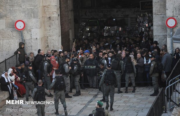 درگیری میان شهروندان فلسطینی و نظامیان صهیونیست