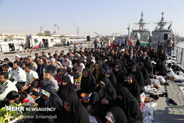 بداية حفلة "عشرة الفجر" المباركة في بندر عباس