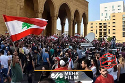 لبنان میں حکومت مخالف مظاہرہ