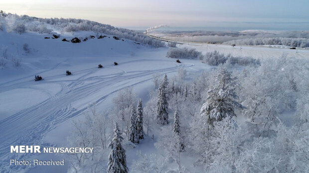 پارک گردشگری «شفق شمالی» روسیه