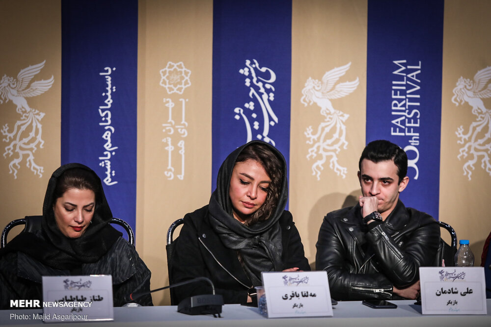 نشست خبری فیلم «شنای پروانه»