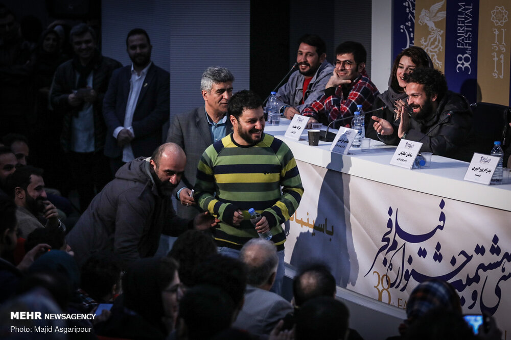 نشست خبری فیلم «شنای پروانه»