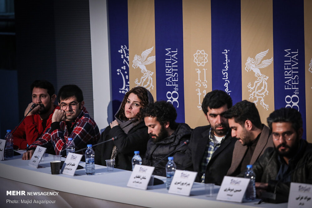 نشست خبری فیلم «شنای پروانه»