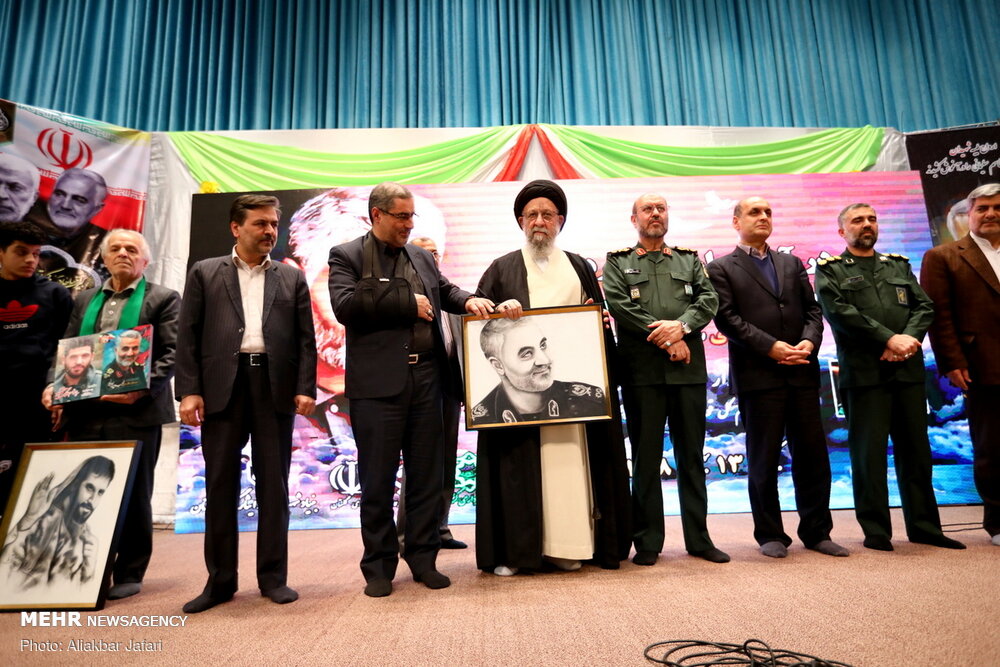 مراسم گرامیداشت شهادت سپهبد قاسم سلیمانی در گرگان