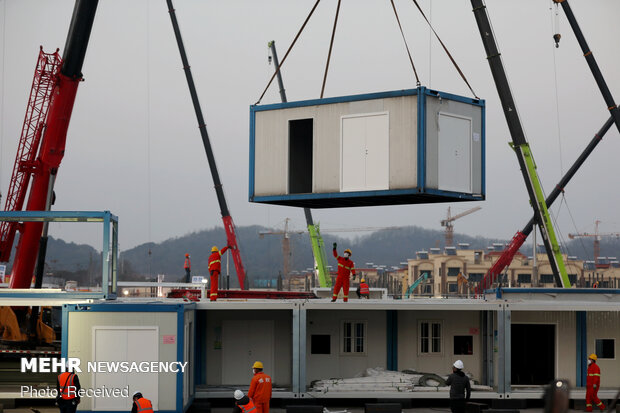 بیمارستان هزار تختخوابی چین تکمیل شد