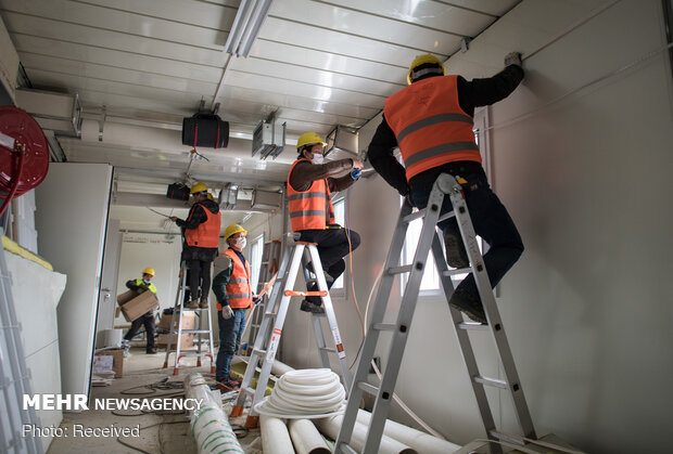 بیمارستان هزار تختخوابی چین تکمیل شد