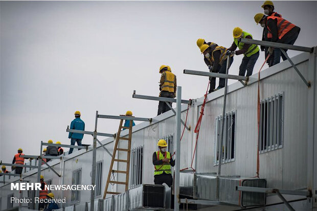 بیمارستان هزار تختخوابی چین تکمیل شد