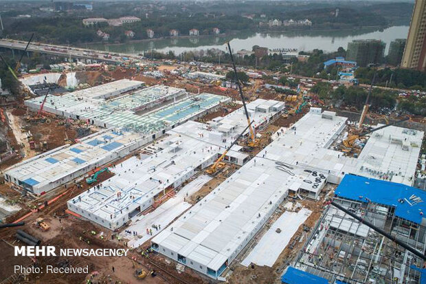 بیمارستان هزار تختخوابی چین تکمیل شد