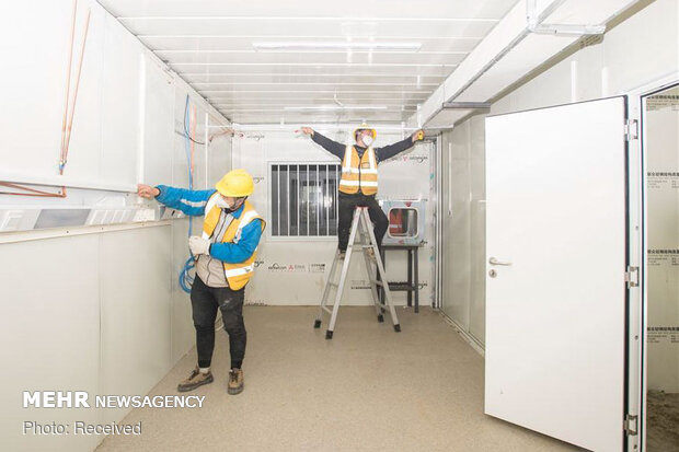 بیمارستان هزار تختخوابی چین تکمیل شد