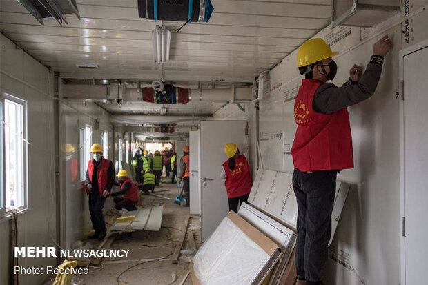 بیمارستان هزار تختخوابی چین تکمیل شد