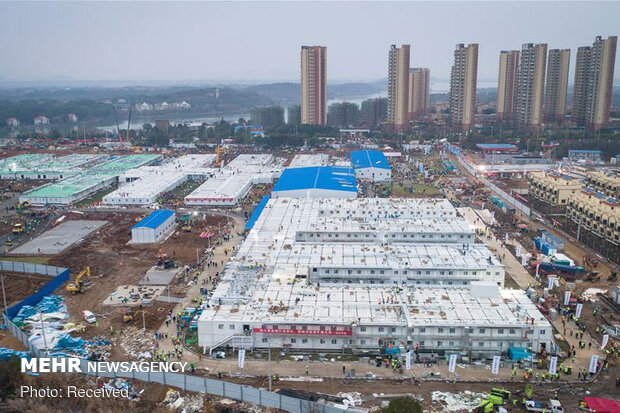 بیمارستان هزار تختخوابی چین تکمیل شد