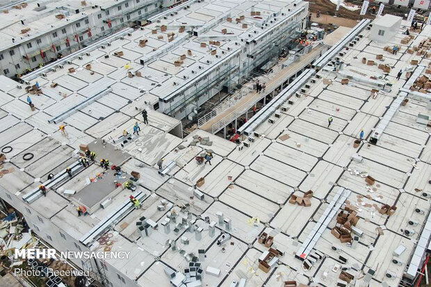 بیمارستان هزار تختخوابی چین تکمیل شد