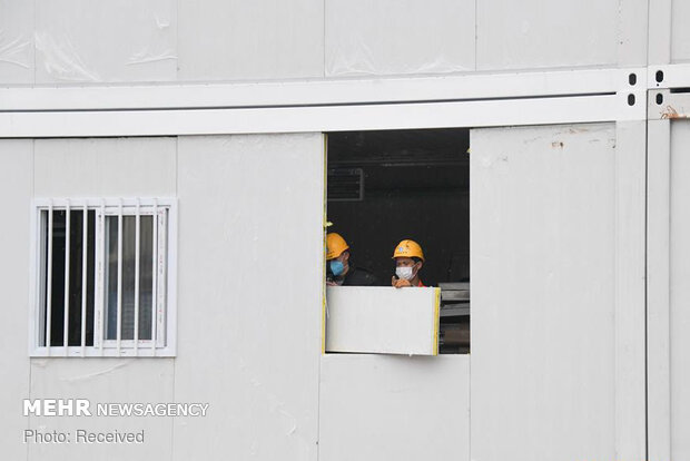 بیمارستان هزار تختخوابی چین تکمیل شد