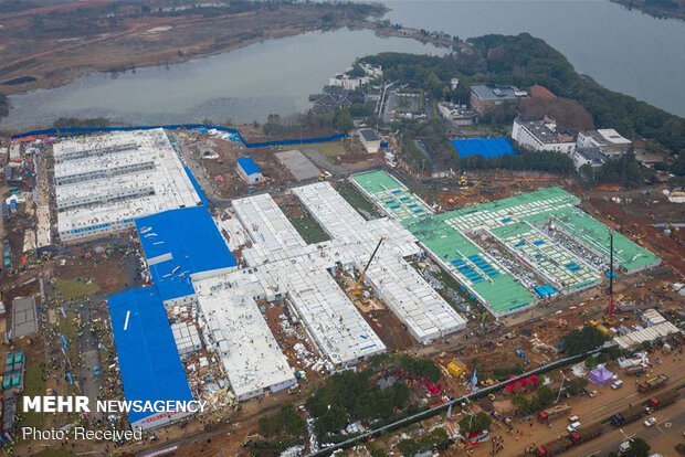 بیمارستان هزار تختخوابی چین تکمیل شد