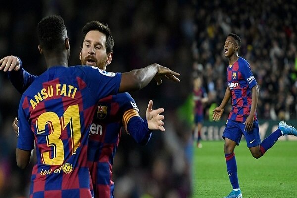 Barça'nın 17 yaşındaki forveti Fati tarihe geçti