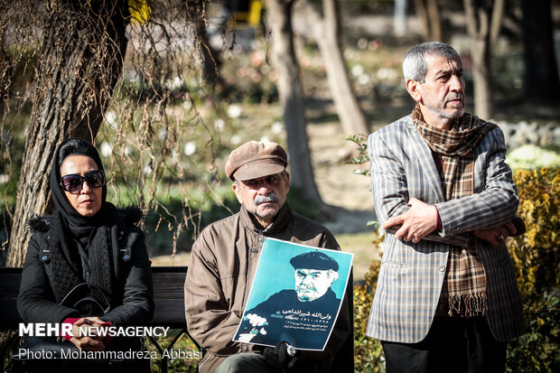 Funeral procession of veteran actor Valiyollah Shirandami
