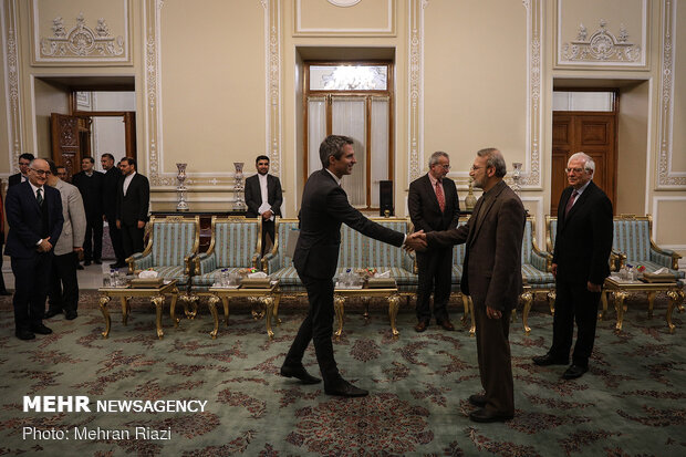 دیدار علی لاریجانی با اتحادیه خارجی