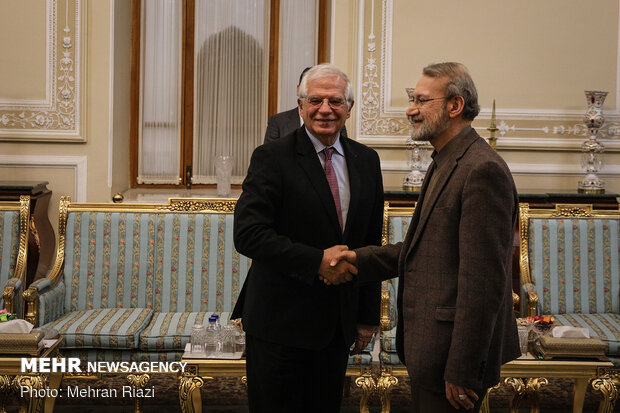 دیدار علی لاریجانی با اتحادیه خارجی