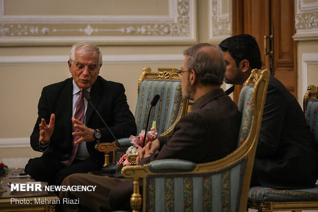 Larijani’s meeting with EU’s Josep Borrell