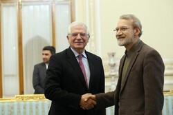 Larijani and European Union foreign policy chief Josep Borrell