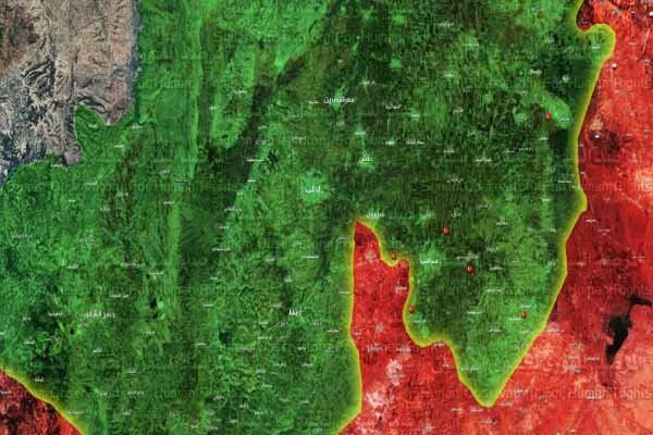 تسلط ارتش سوریه بر ۵۹ منطقه ظرف ۱۰ روز عملیات در ادلب + نقشه