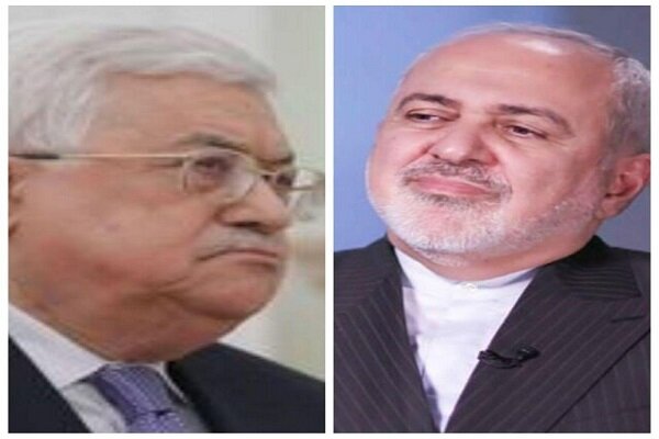 FM Zarif, Mahmoud Abbas discuss Trump's Mideast plan over phone