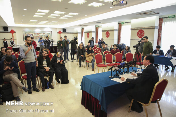 نشست خبری سفیر چین در تهران