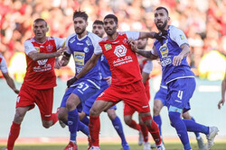 دیدار تیم های فوتبال استقلال و پرسپولیس - دربی 91