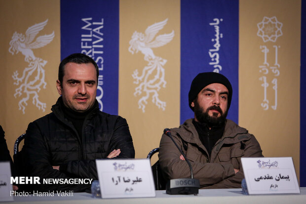 نشست خبری فیلم «مردن در آب مطهر»