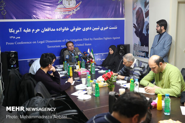 Press conf. on litigation against US leaders held