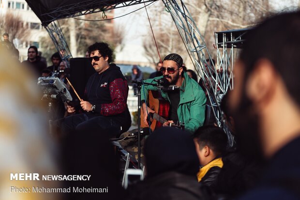 Street performances of 38th Fajr Theater Festival