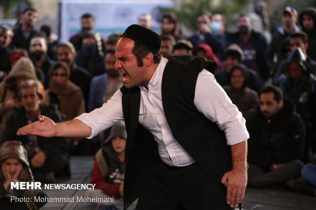 Street performances of 38th Fajr Theater Festival