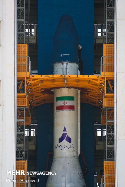 Launching Zafar with Simorgh satellite carrier