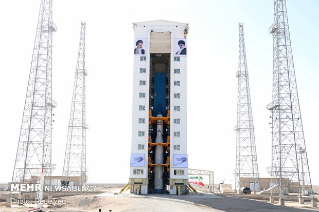 Launching Zafar with Simorgh satellite carrier