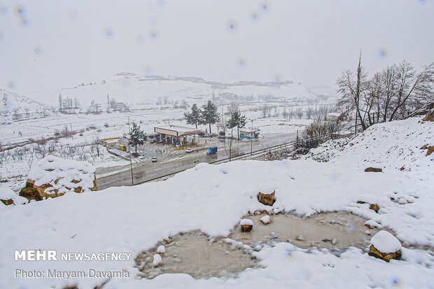 Bojnourd’s snowy nature