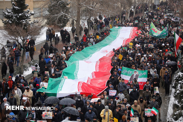 People in Hamedan mark 41st victory anniversary of Islamic Revolution