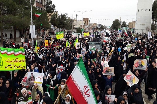 راهپیمایی یوم الله 22 بهمن در تربت جام