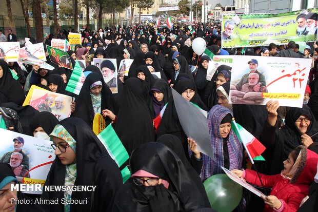 راهپیمایی باشکوه ۲۲بهمن - سمنان