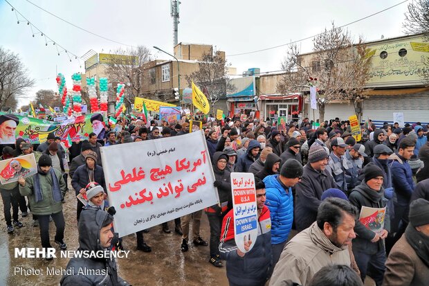 راهپیمایی باشکوه ۲۲بهمن - زنجان