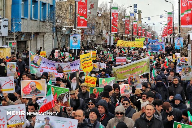 راهپیمایی باشکوه ۲۲بهمن - زنجان