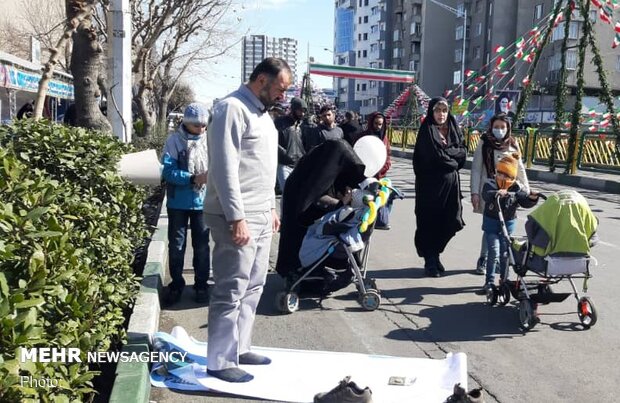 تصاویر ارسالی «مخاطبان مهر» از راهپیمایی ۲۲ بهمن