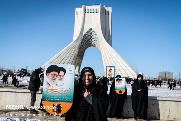 راهپیمایی باشکوه ۲۲ بهمن- تهران