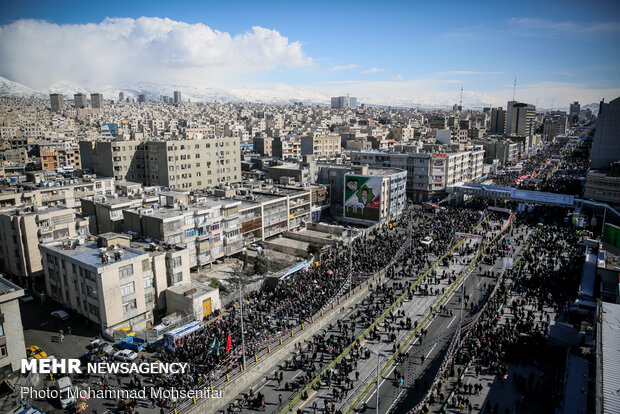 راهپیمایی باشکوه ۲۲ بهمن- تهران