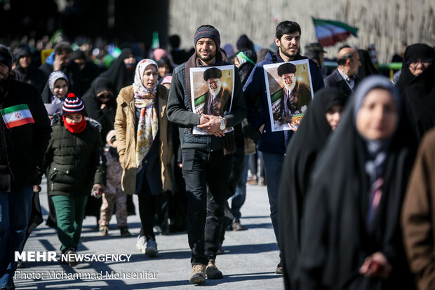راهپیمایی باشکوه ۲۲ بهمن- تهران